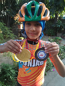 Gunbir Singh, Class 5, is Punjab Champion! at Modern Senior Secondary School, Patiala